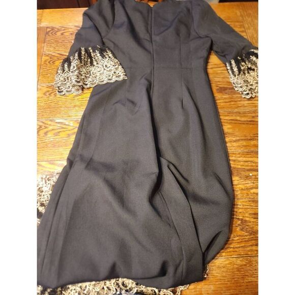 Tuckernuck Pomander Place Black Lillith Dress sz XS - Picture 6 of 6